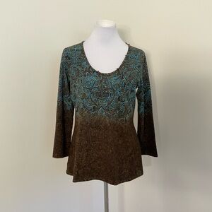 BaMBooCo Beaded Tunic Top